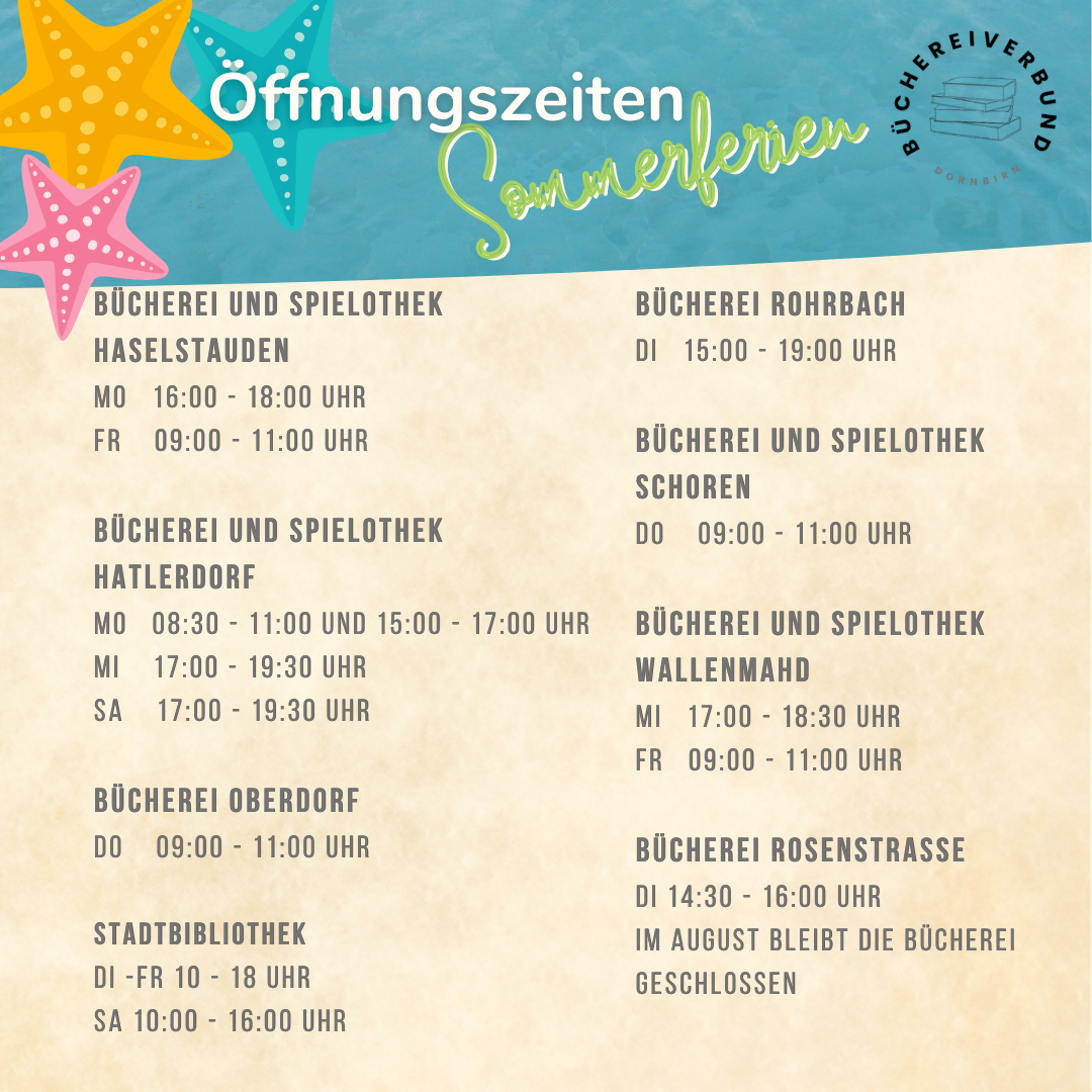 Ferienzeit - Lesezeit