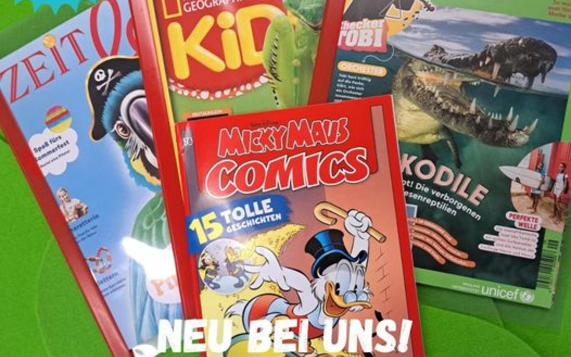 Neue Kinderzeitschriften