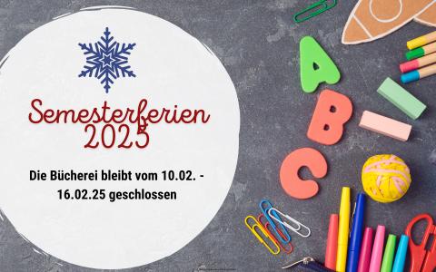 Banner Semesterferien